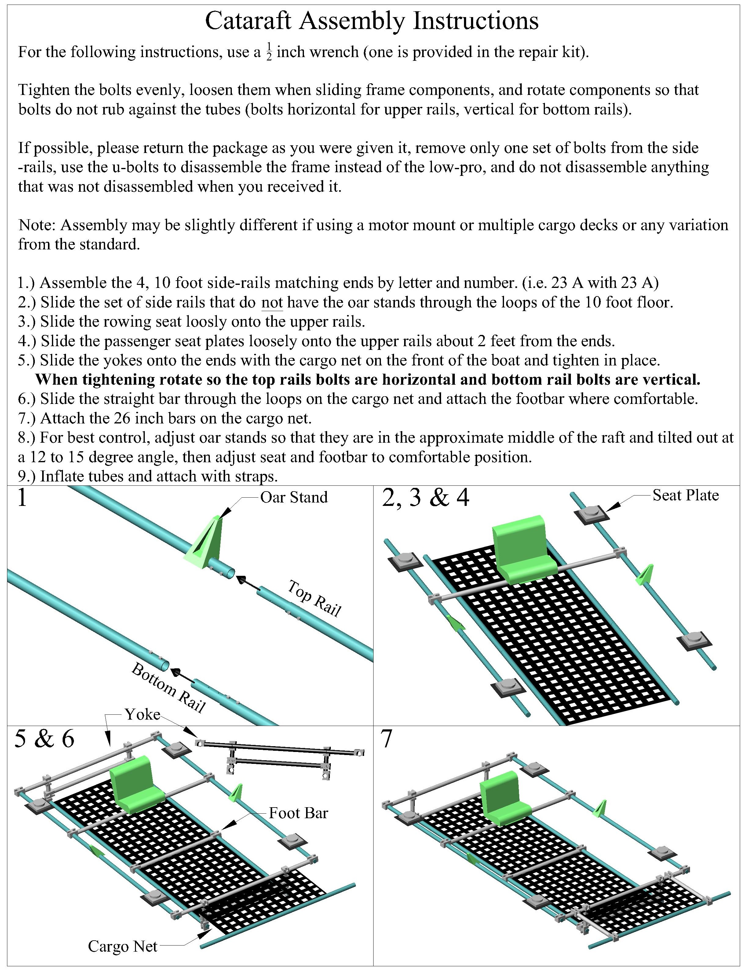 larkin rescue frame manual assembly instructions